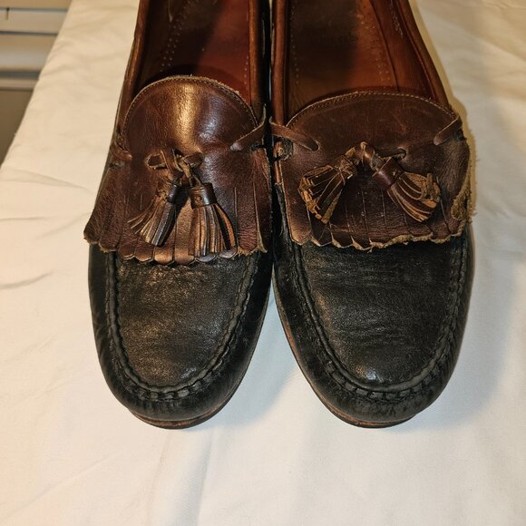 Allen Edmonds "Nashua" black/brown Loafers 10-1/2 - Picture 2 of 8